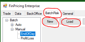 How to run end of day manually in FinPricing