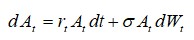 firm asset value SDE