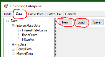 load market data in FinPricing